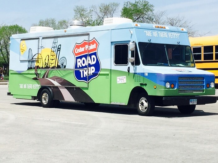 Bus Wrap for Cedar Point Road Trip in Warner Robins, GA