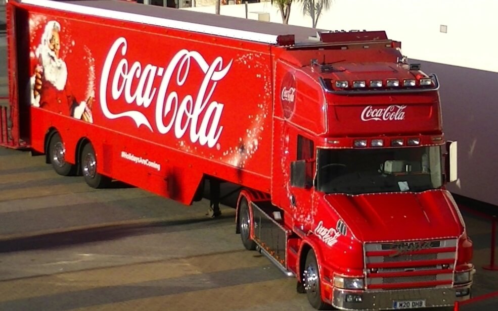 Coca-Cola Truck Full Wrapping in Warner Robins, GA