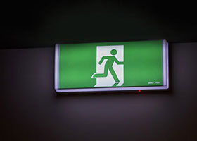 Green Directional Signs