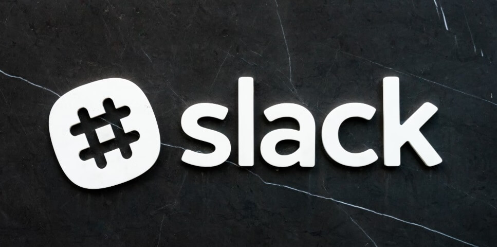 Dimensional Letter Sign for Slack