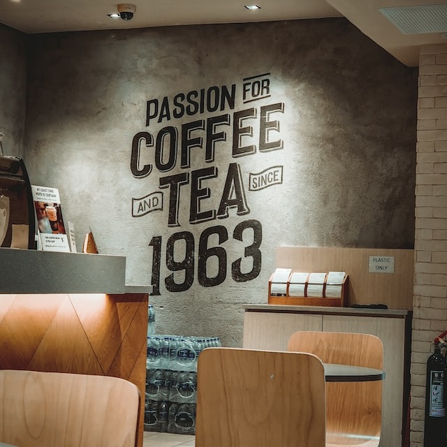 Wall Signs for Passion for Coffee Tea