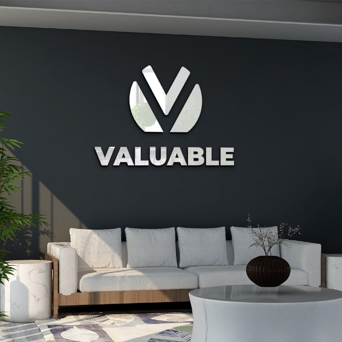 Indoor Lobby Sign for Valuable Installed by Super Custom Signs