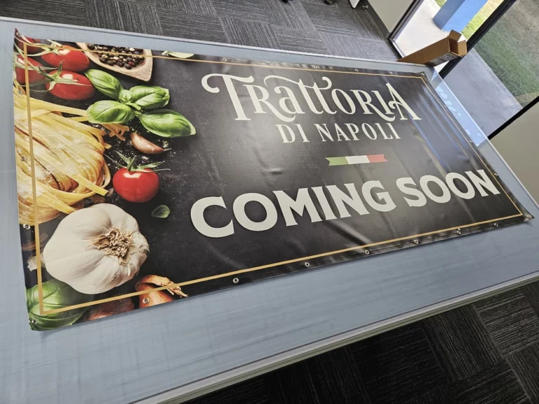 Banner Printing For Trattoria